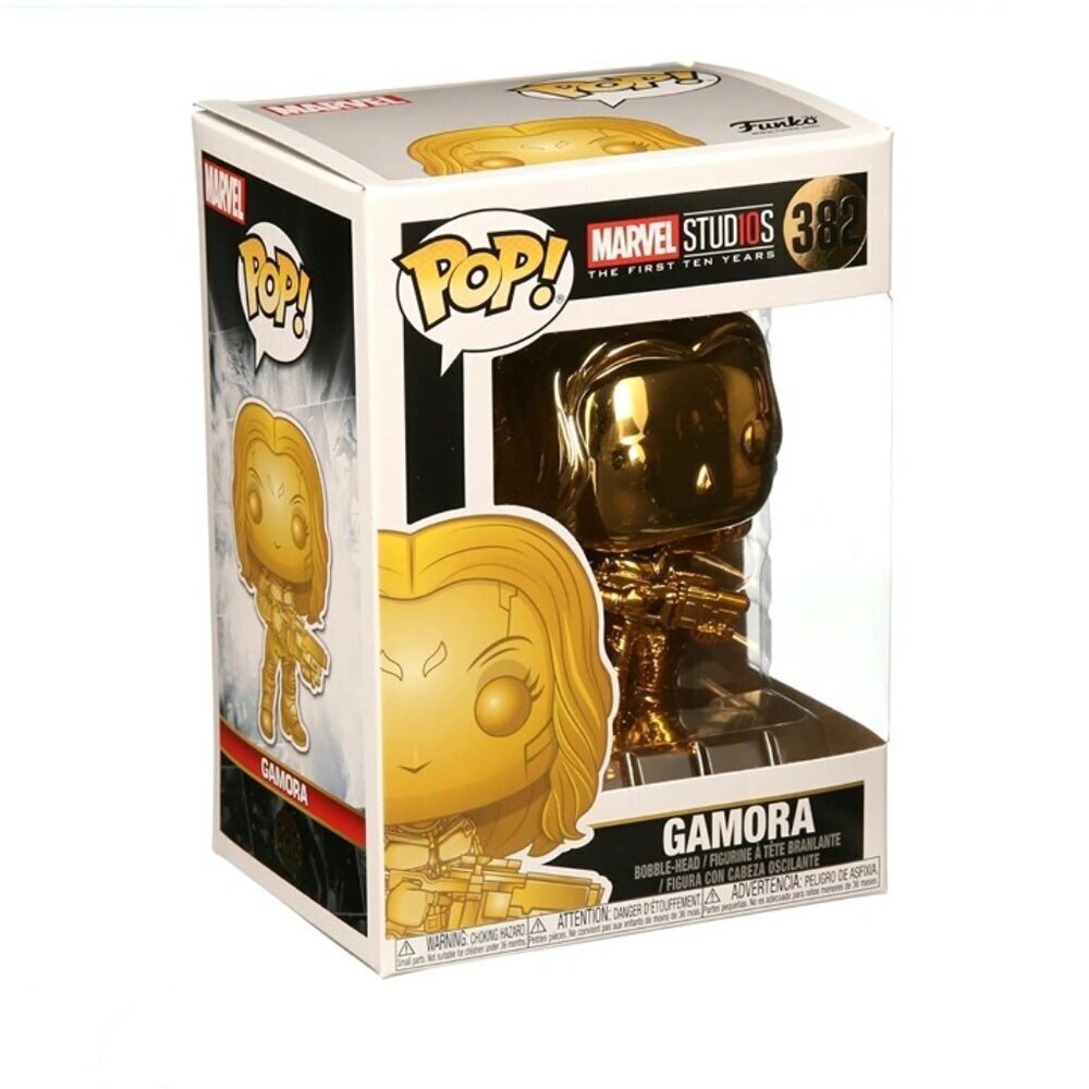 Funko Pop! Vinyl: Marvel – Gamora #382 Gold Chrome (First Ten Years) – Brand New